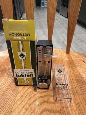 Vintage 2 X HOST PICK Wittner SUPER-MINI METRONOM